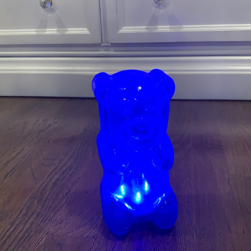 Learning express led gummy bear room decor! Blue.